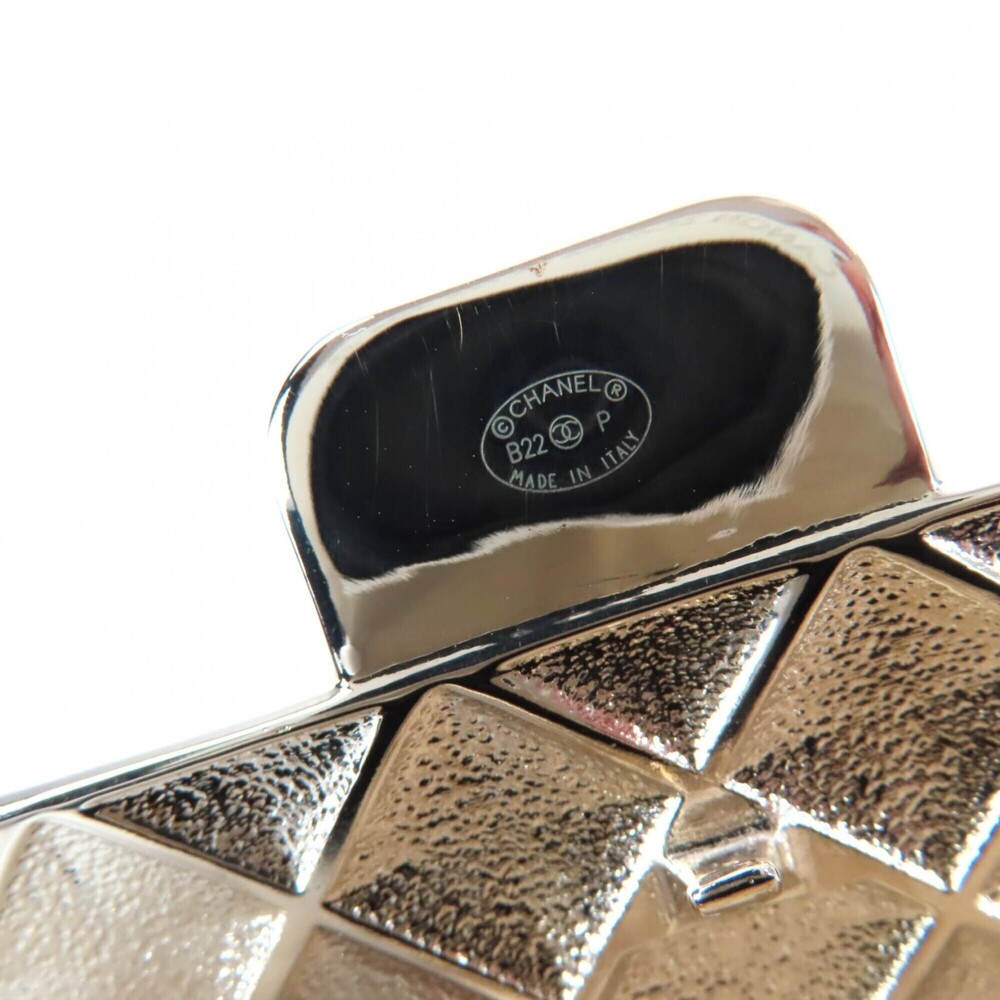 CHANEL Black Leather Logo Pouch - Picture 10 of 11